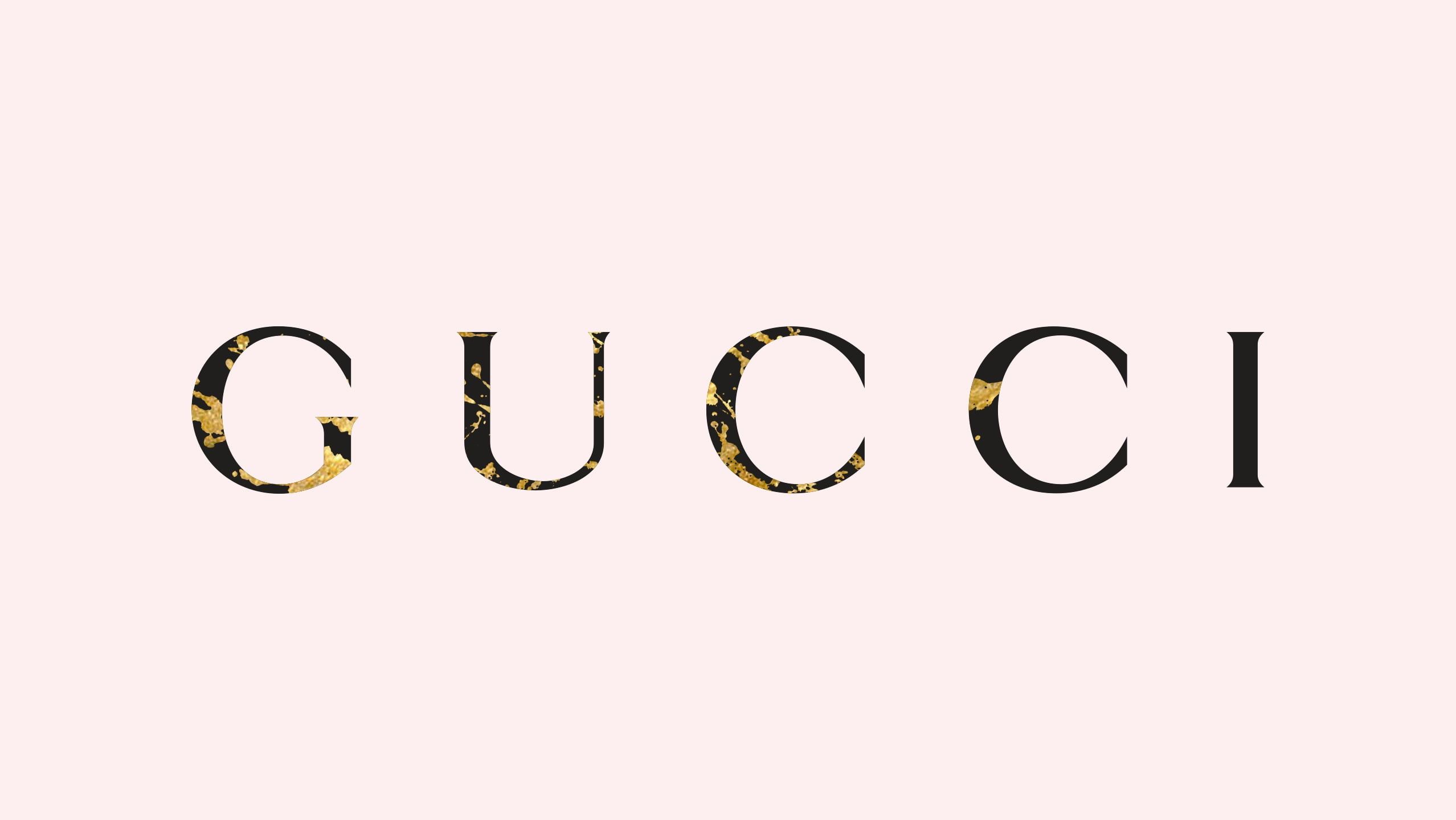 Gucci text #gold #splats #Gucci #logo simple background #company P #wallpa. Macbook wallpaper, Desktop wallpaper macbook, Laptop wallpaper desktop wallpaper