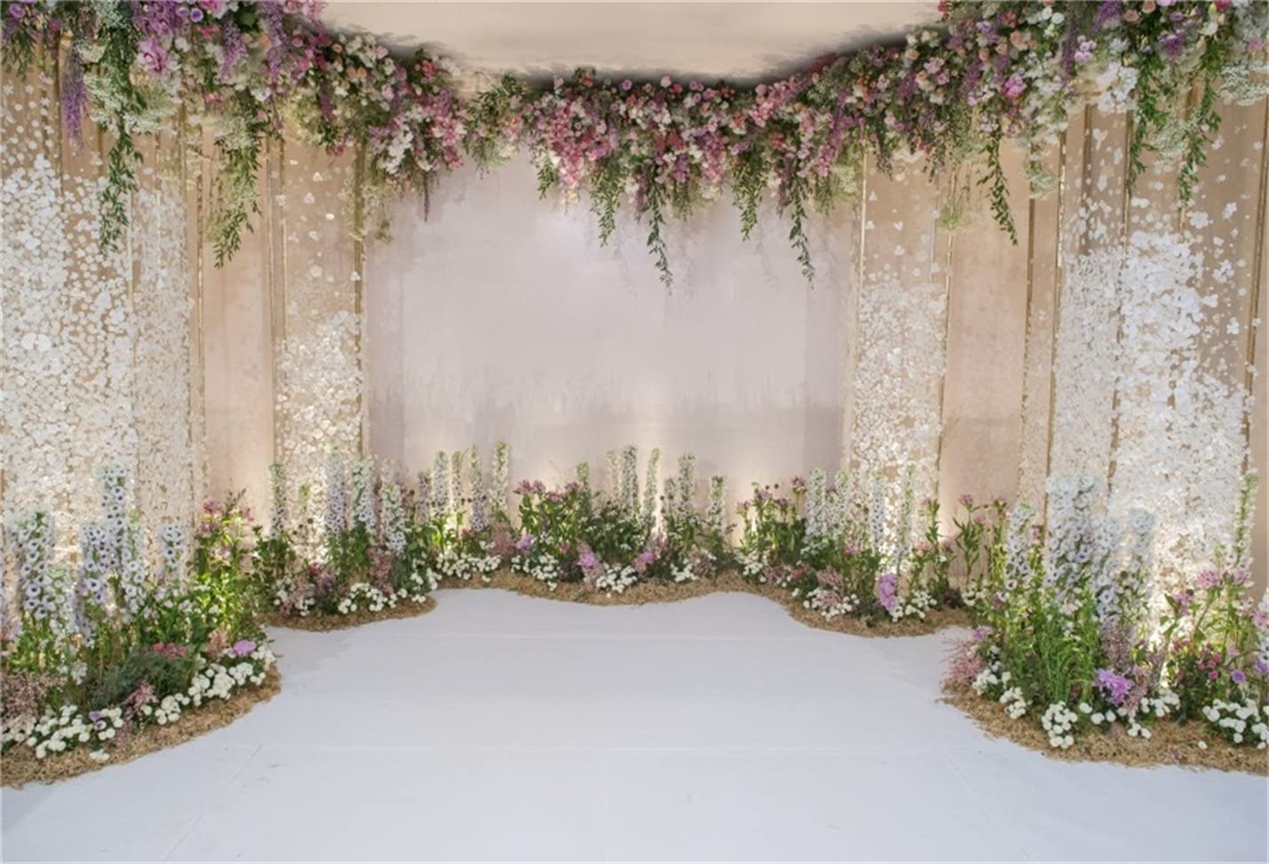 Amazon.com, CSFOTO 10x7ft Wedding Backdrop Floral Wedding Ceremony Background Romance Anniversary Decor Banner Wedding Photo Background