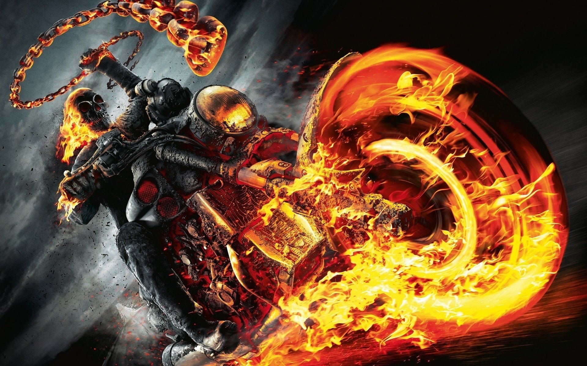 Ghost Rider: Spirit of Vengeance HD Wallpaper and Background Image