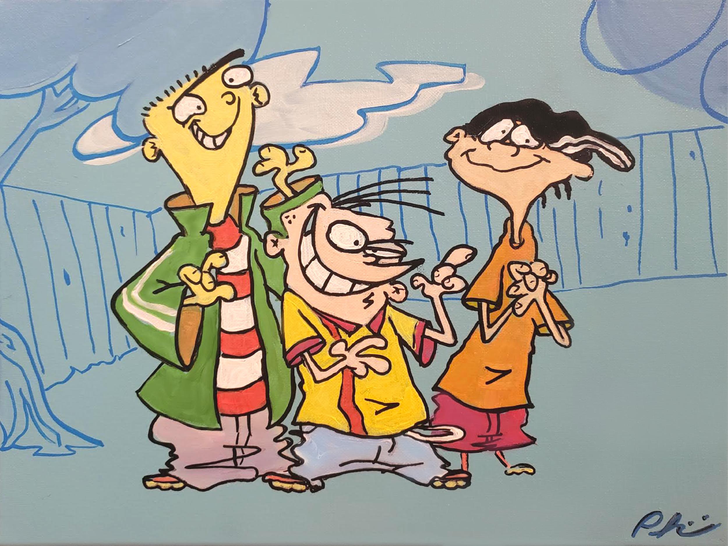 I painted Ed Edd and Eddy, because I'm 28 and I can do that if I want!: pics
