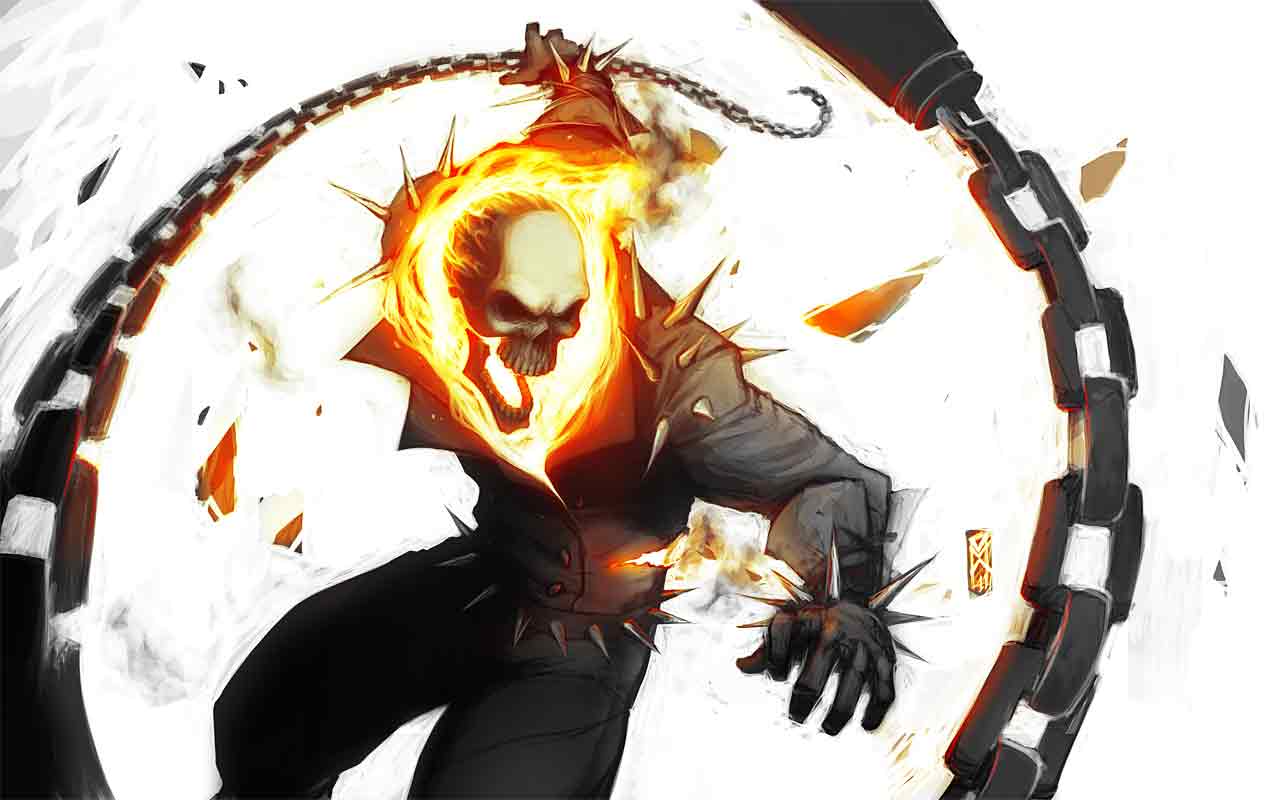 Free Wallpaper Rider Spirit of Vengeance wallpaper