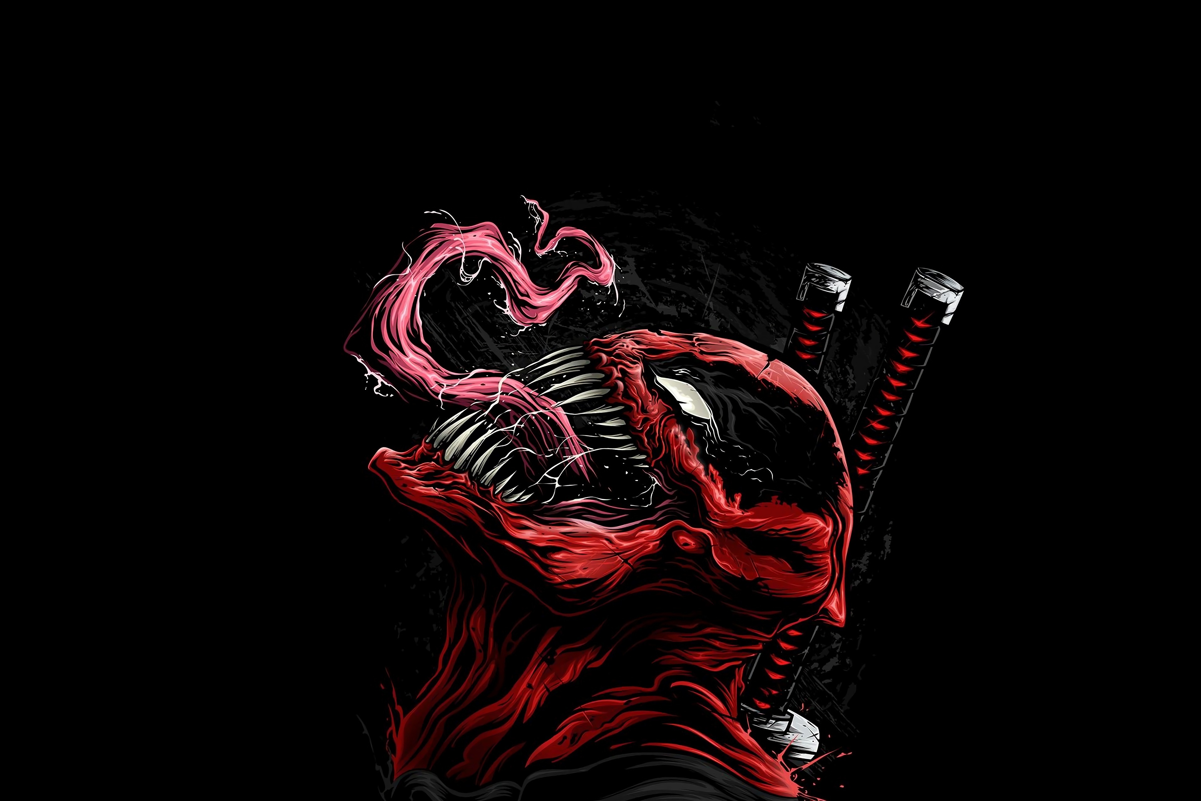 Venom, Deadpool wallpaper