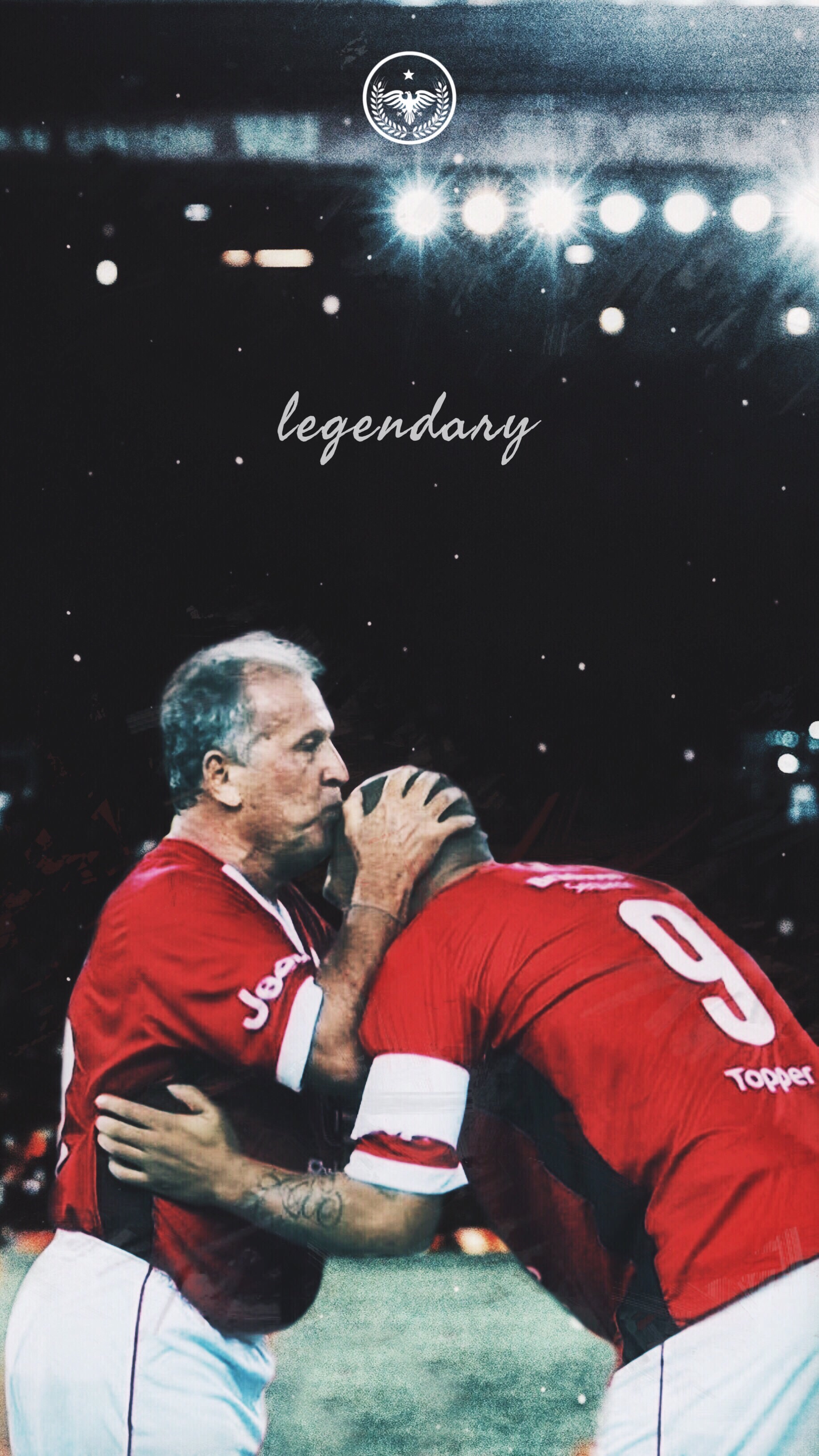Zico e Adriano Imperador • wallpaper