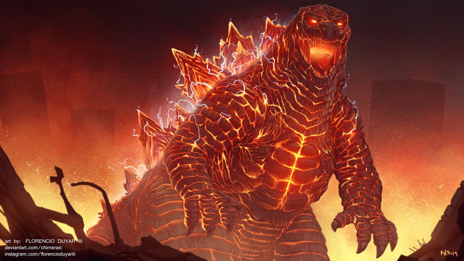 Who would win in a fight, Burning Godzilla (2019) or Burning Godzilla (1995)?