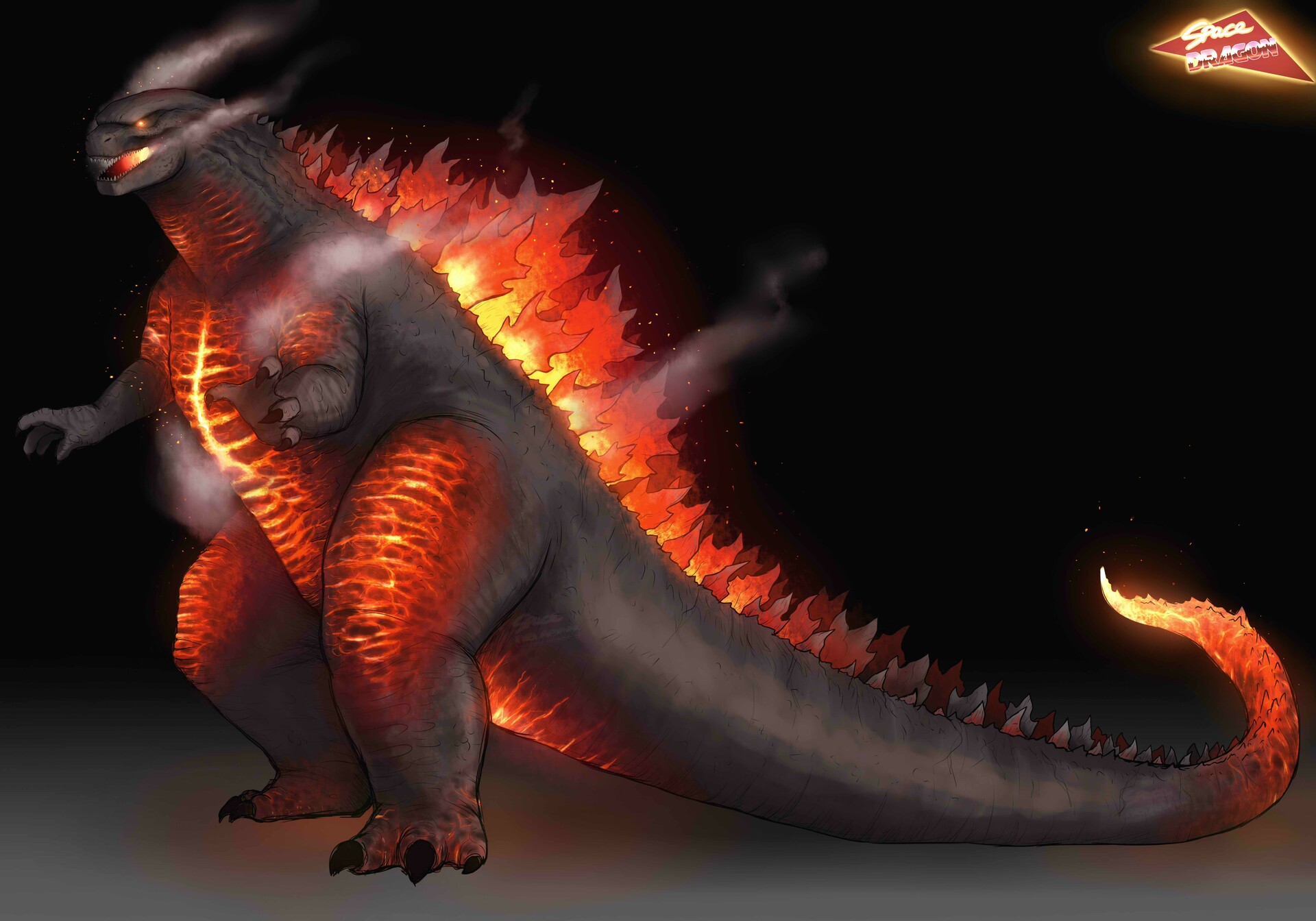 Legendary Burning Godzilla, Federico Villalba