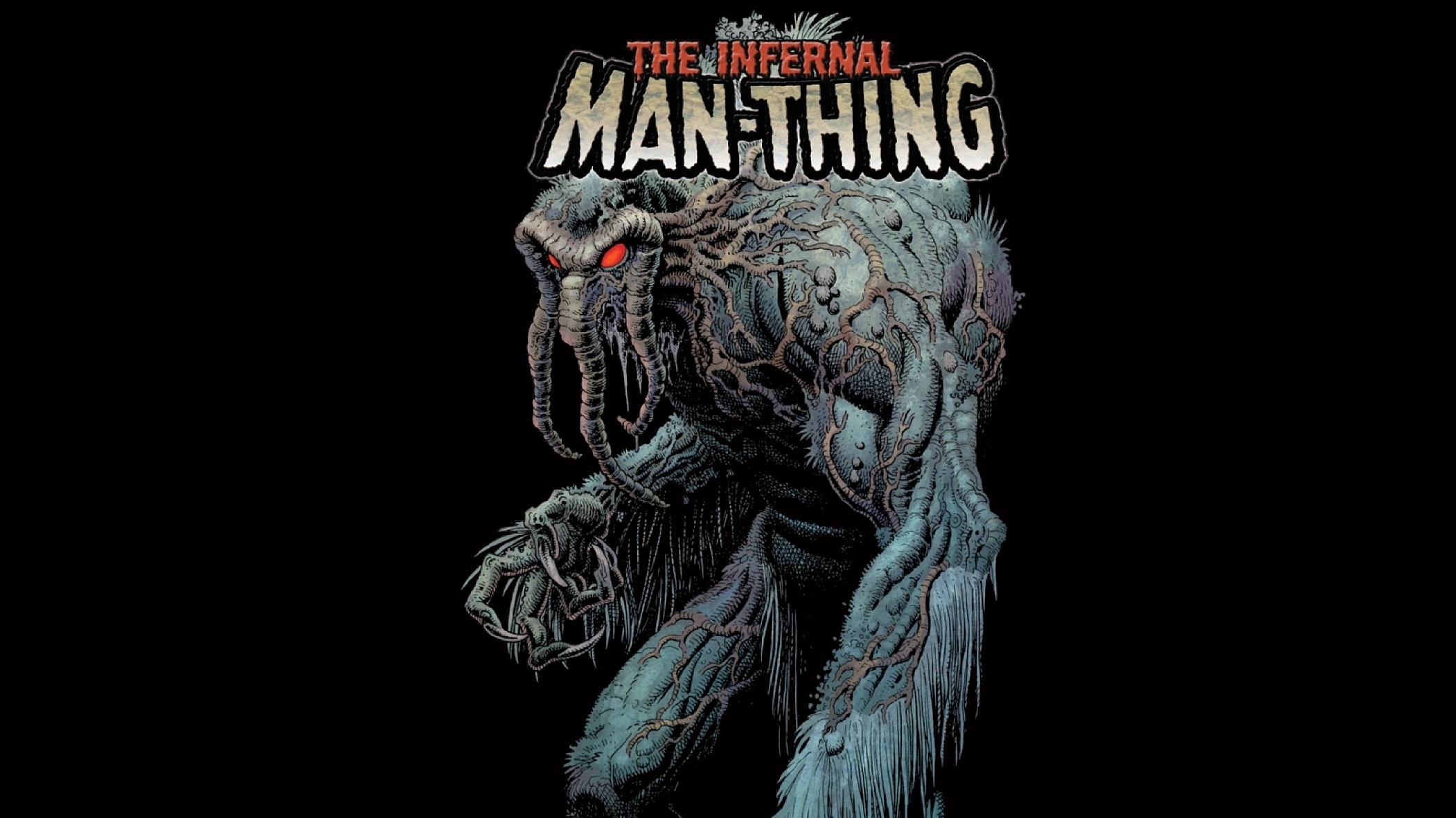 Comics The Infernal Man Thing Wallpaper:2102x1182