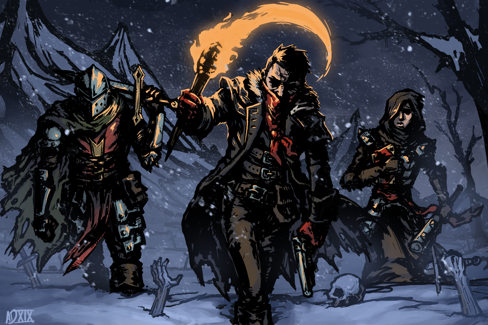 Carrying the Flame: darkestdungeon