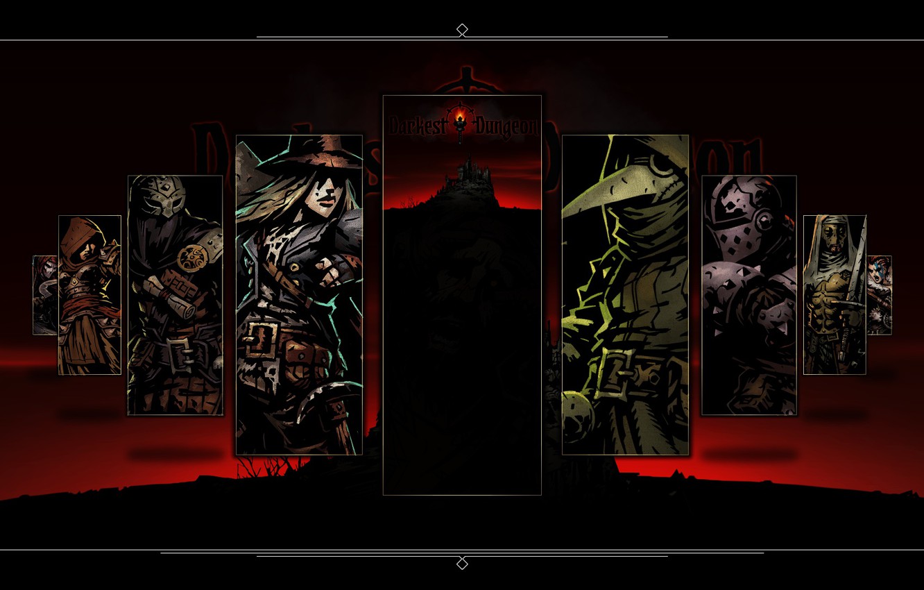 Wallpaper torch, Darkest Dungeon, leper image for desktop, section игры