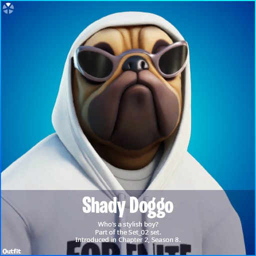 Shady Doggo Fortnite wallpaper