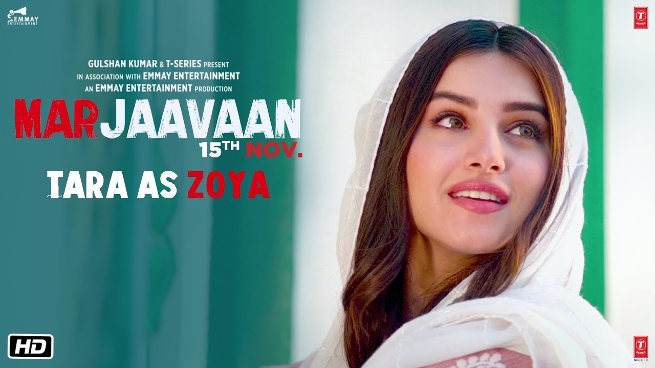 Marjaavaan: Tara Sutaria introduces her character Zoya, whose smile resides in the heart and love in the eyes