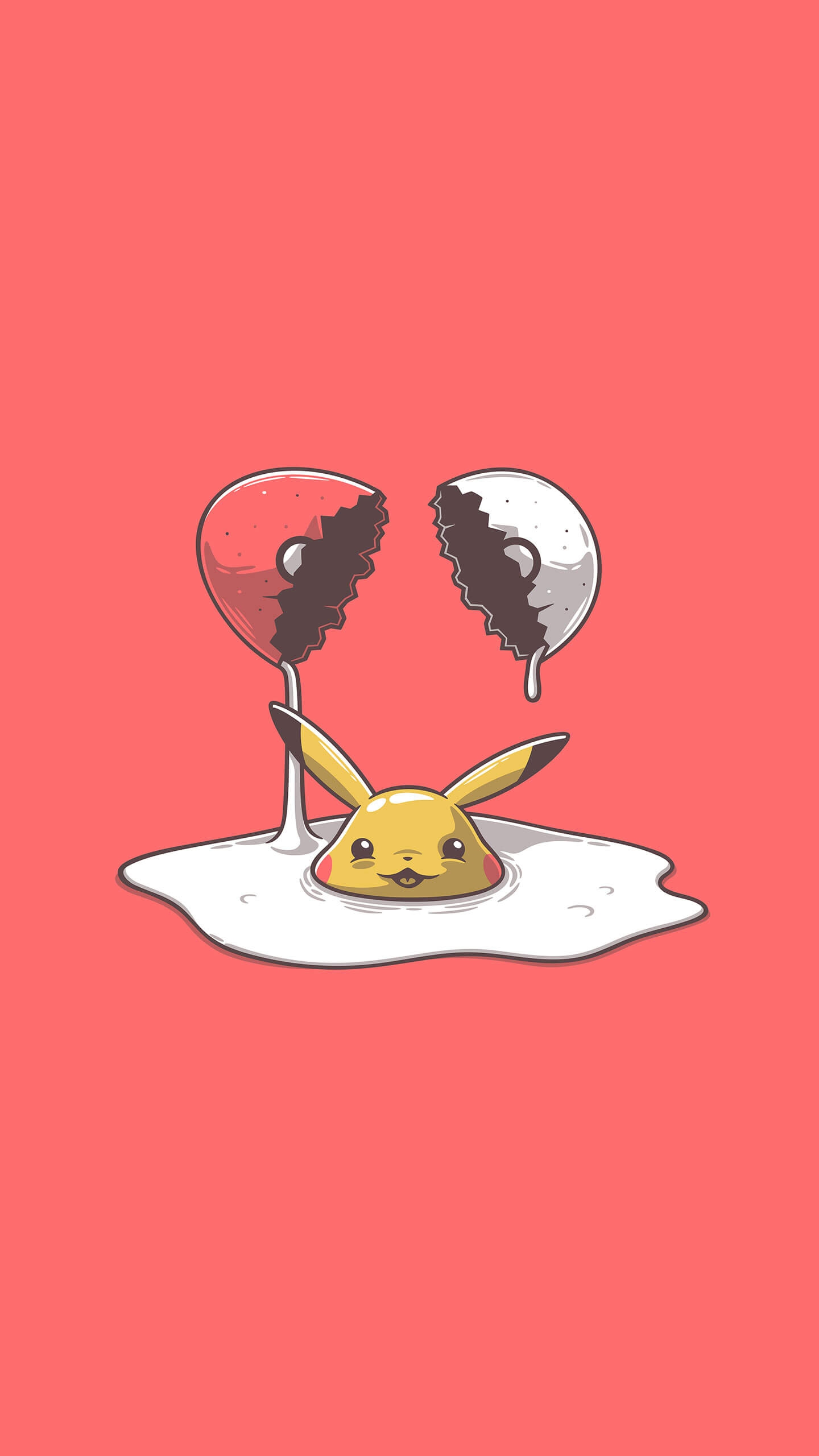 Pokemon Pikachu Egg IPhone Wallpaper