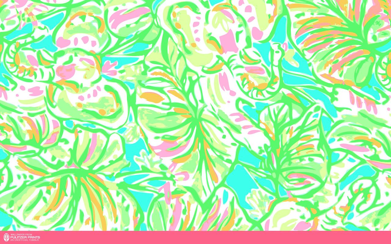 Lilly Pulitzer Computer Background