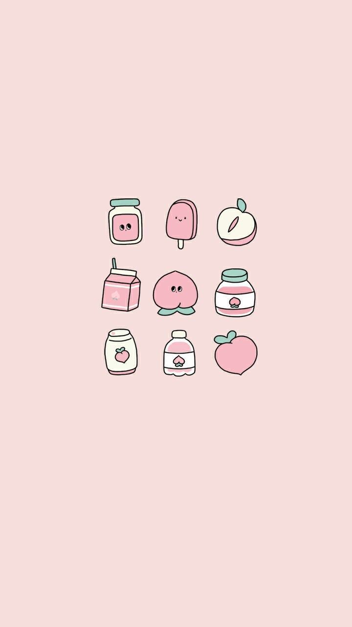 Cute iPhone Aesthetic Pastel Wallpaper. Cute pastel wallpaper, Peach wallpaper, Aesthetic pastel wallpaper