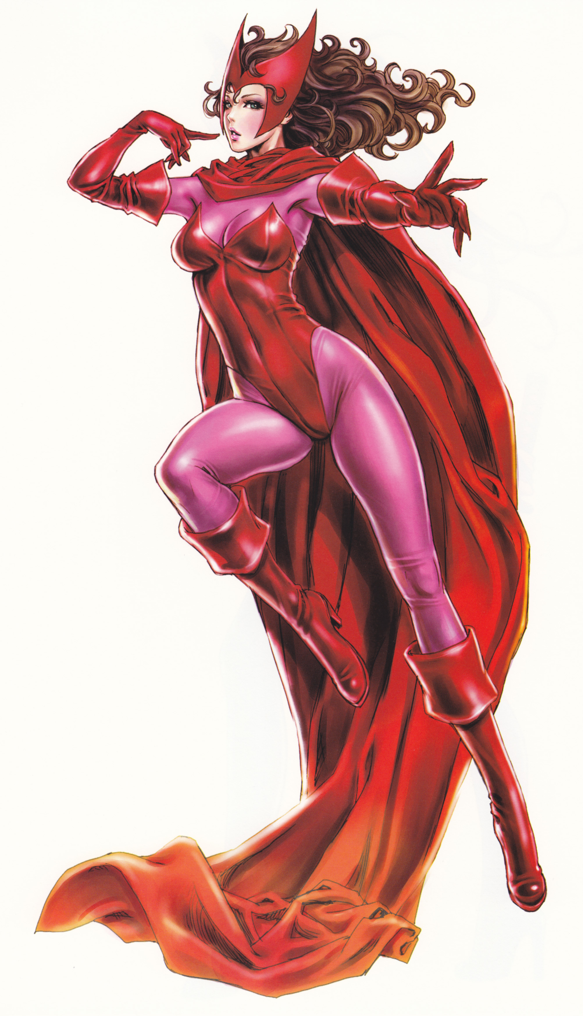 Scarlet Witch Comics iPhone HD Wallpaper