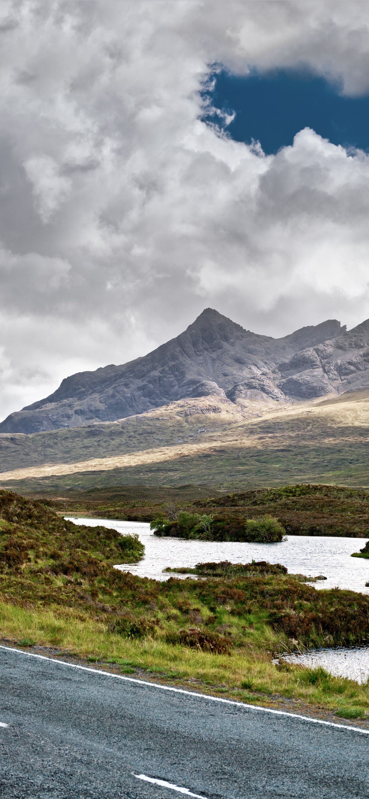 Isle of Skye Scotland Europe road mountain travel. iPhone Wallpaper Free Download