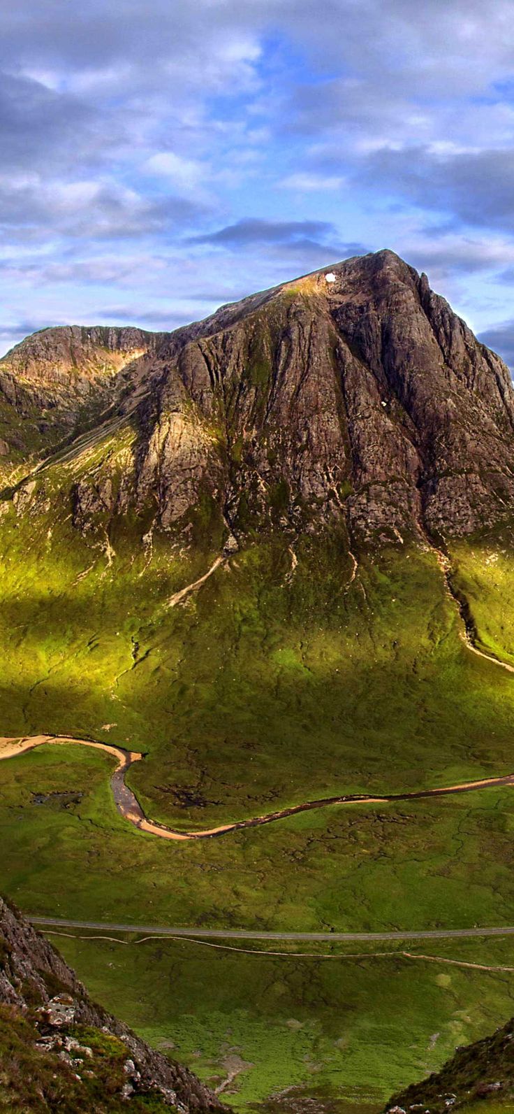 iPhone Pro Wallpaper Dawn highlands scotland aerial photography mountains wallpaper HD. Mountain wallpaper, Aerial photography, iPhone wallpaper landscape