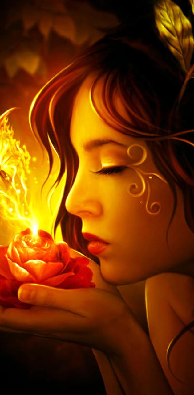 Autumn Fairy wallpaper