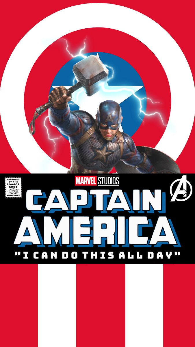 tanner) made a fun phone wallpaper that mixes the vintage Marvel comics with MCU Captain America, hope you all enjoy :)