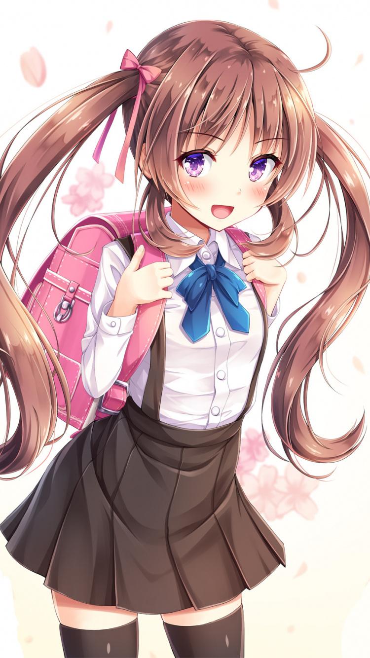 Anime Cute Kawaii School Wallpaper