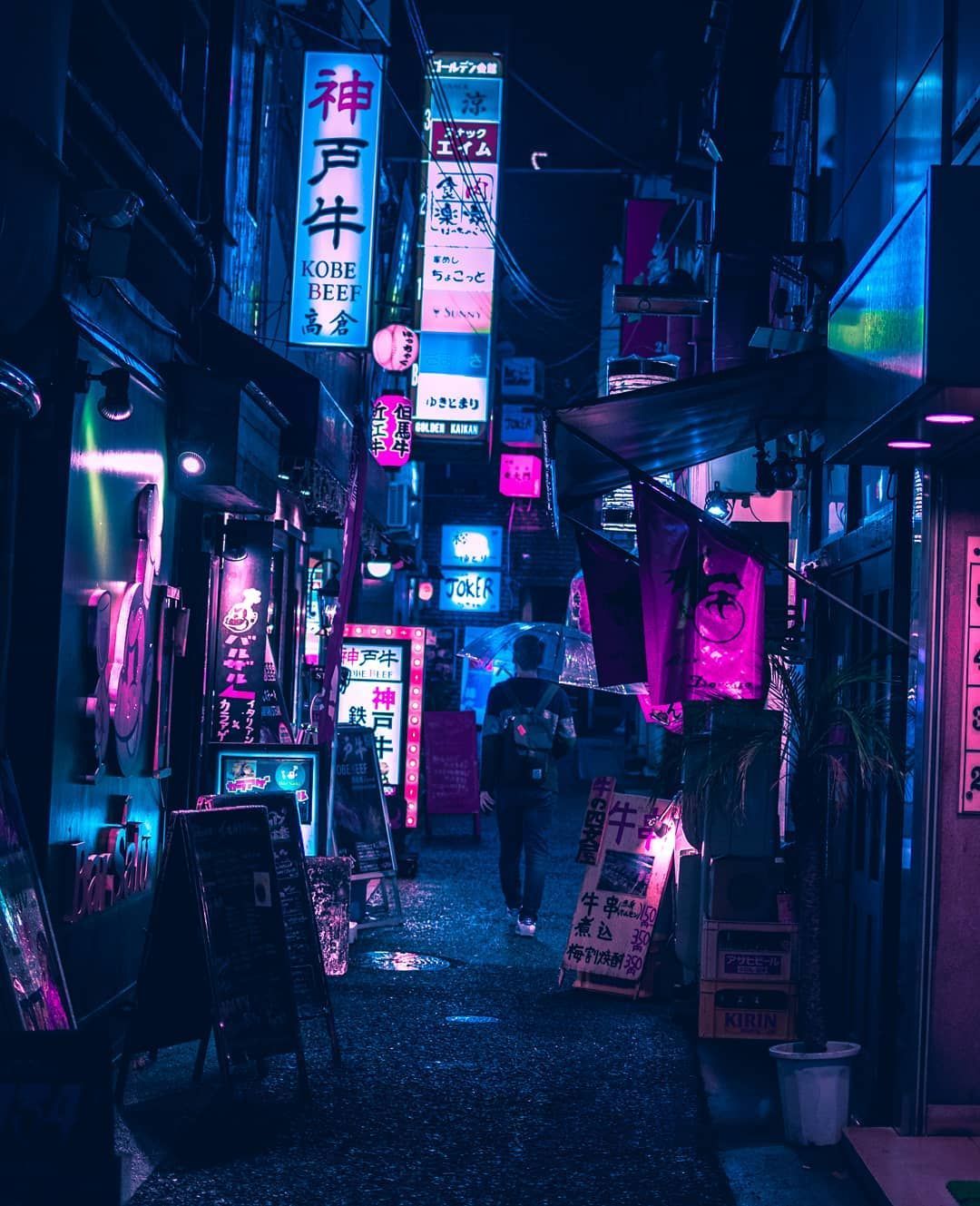Japanese Neon Anime Wallpapers - Wallpaper Cave