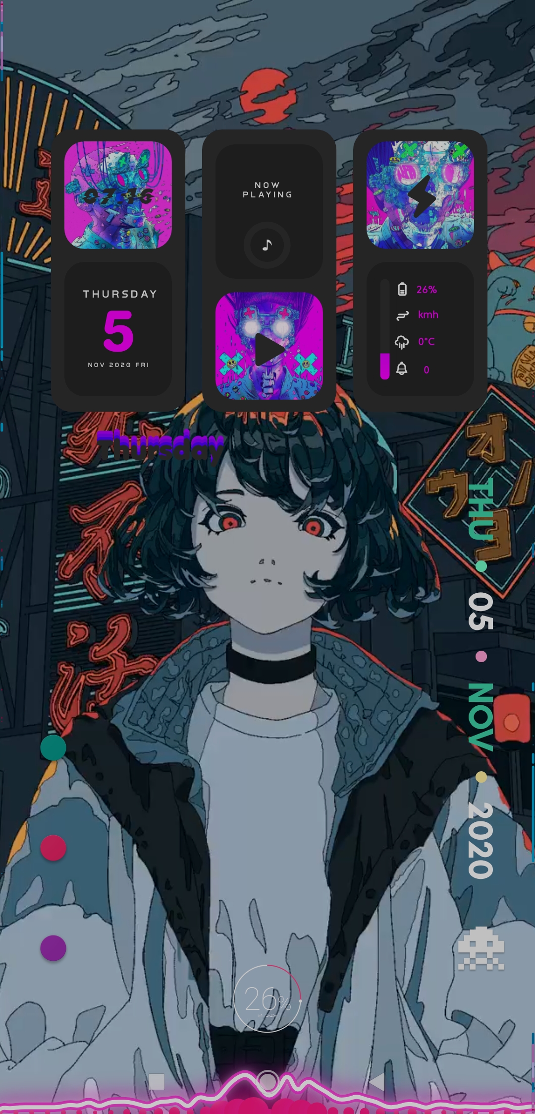 Theme Neon Japanese Style // Live WP: androidthemes