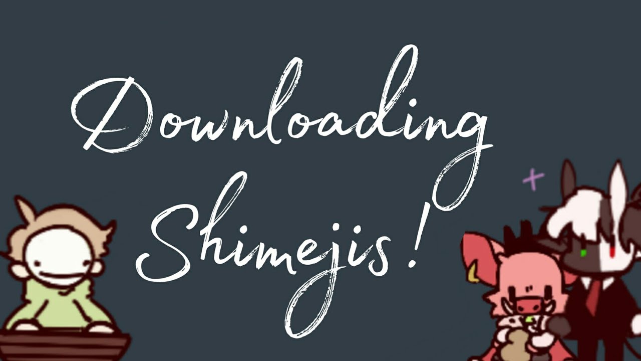 Downloading Dream SMP Shimeji! (Windows 10)