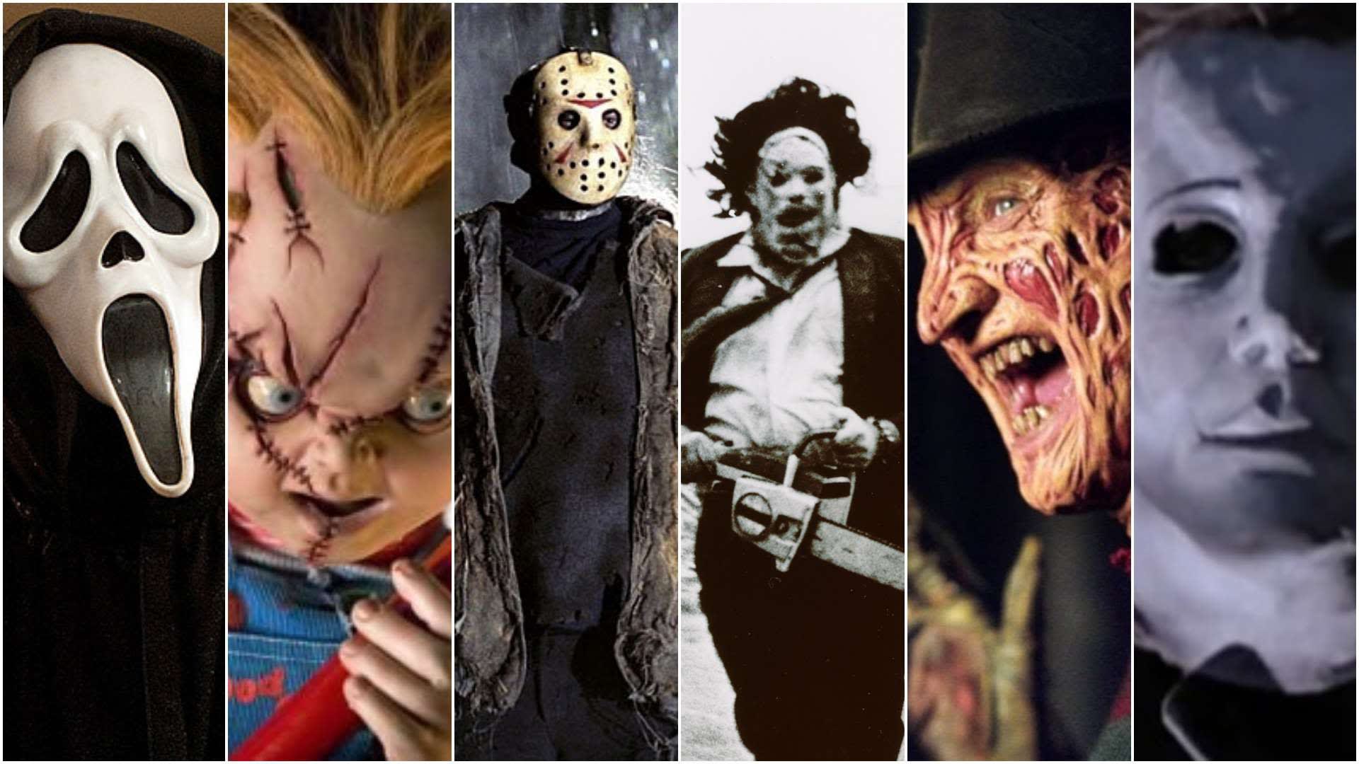 Horror Movie Collage Wallpapers.
