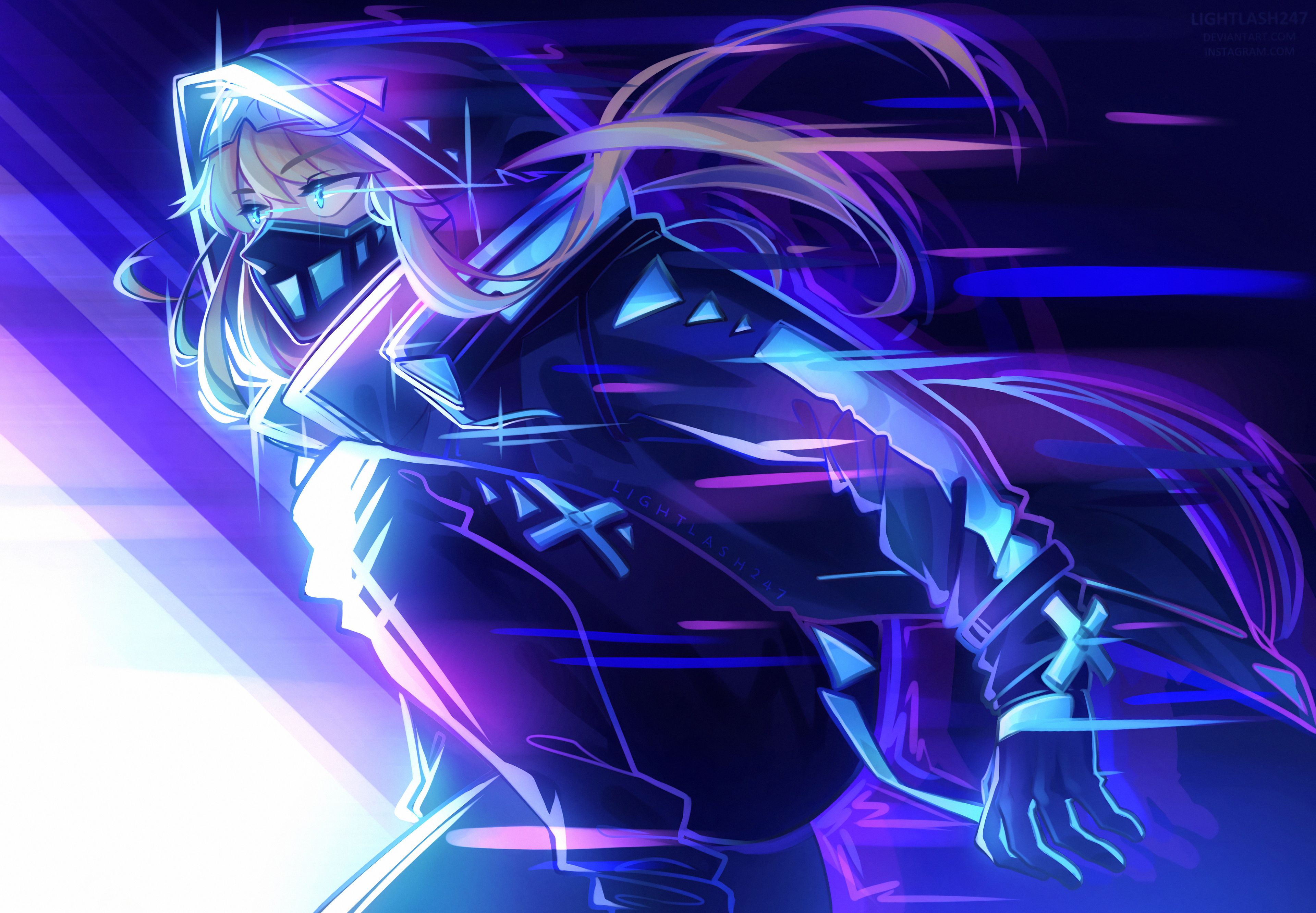 Anime Glow Art Wallpapers - Wallpaper Cave