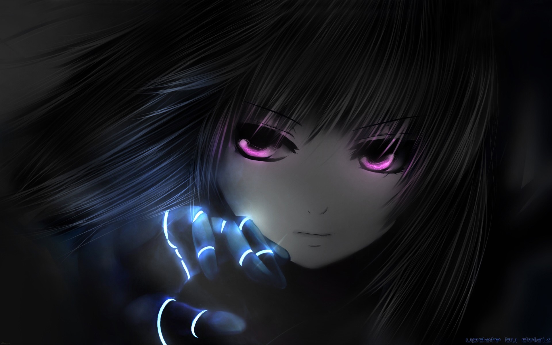 Download Glowing Eyes Anime IPhone Wallpaper  Wallpaperscom