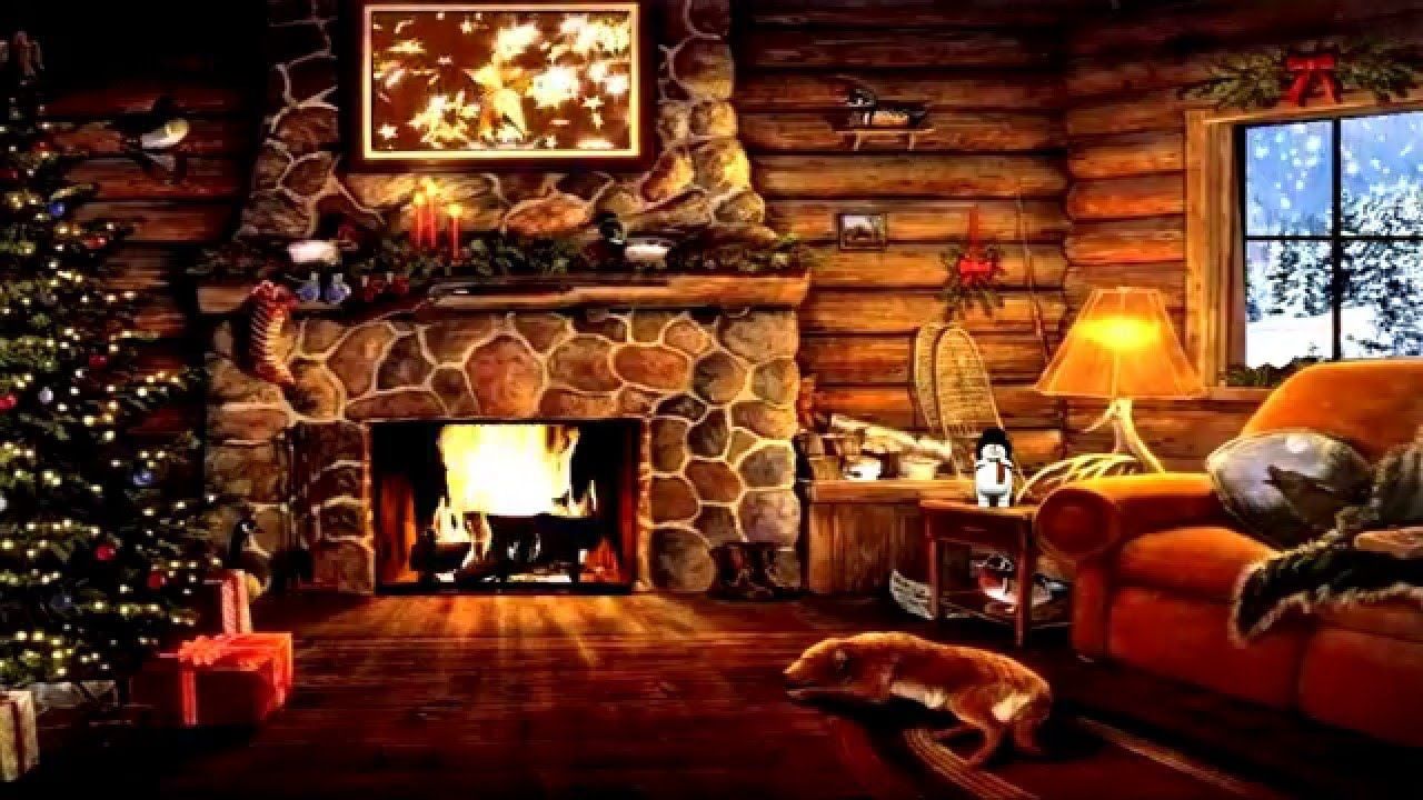 Cozy Fireplace Wallpaper