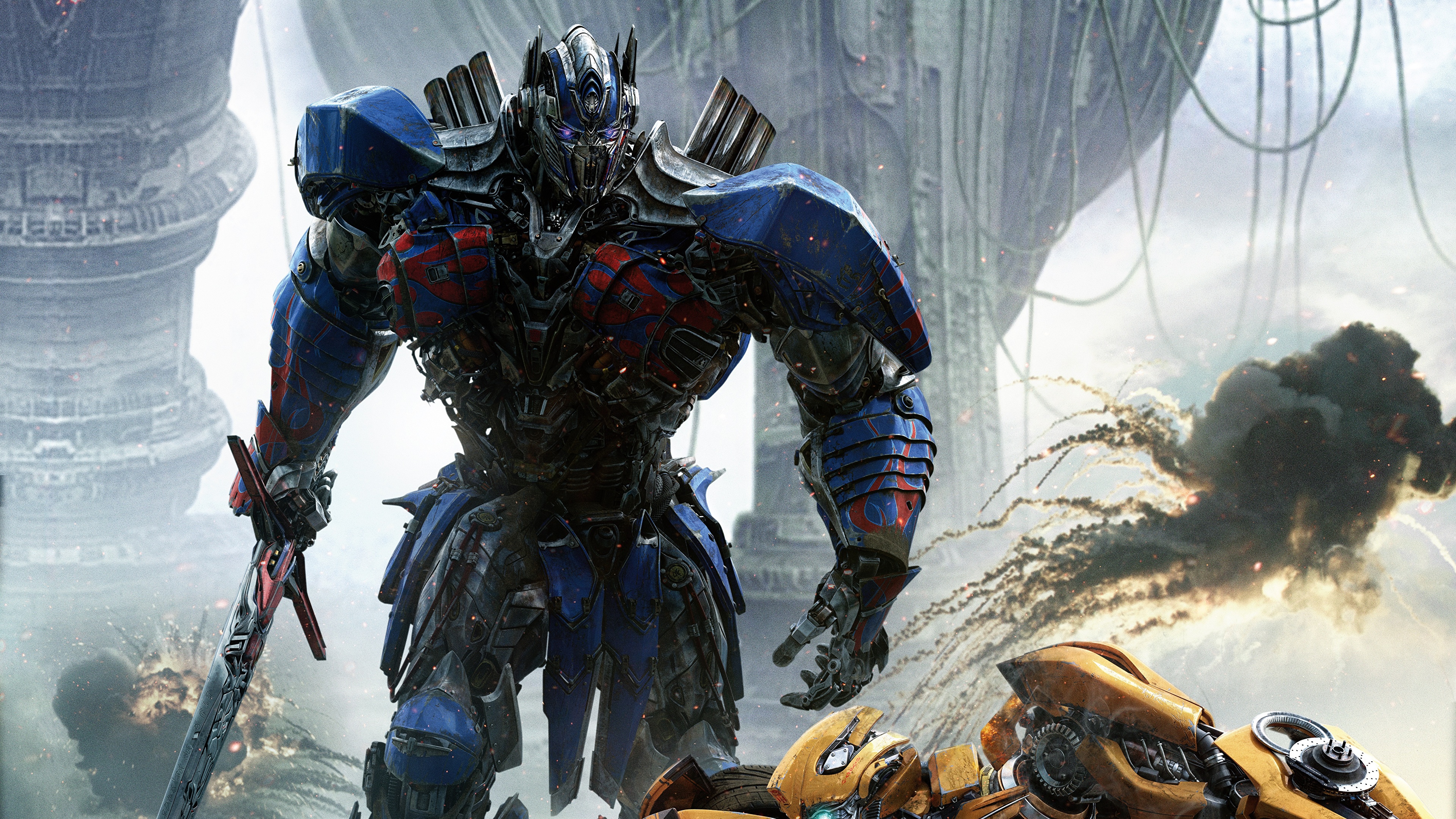 image Transformers: The Last Knight Swords Optimus Prime 3840x2160