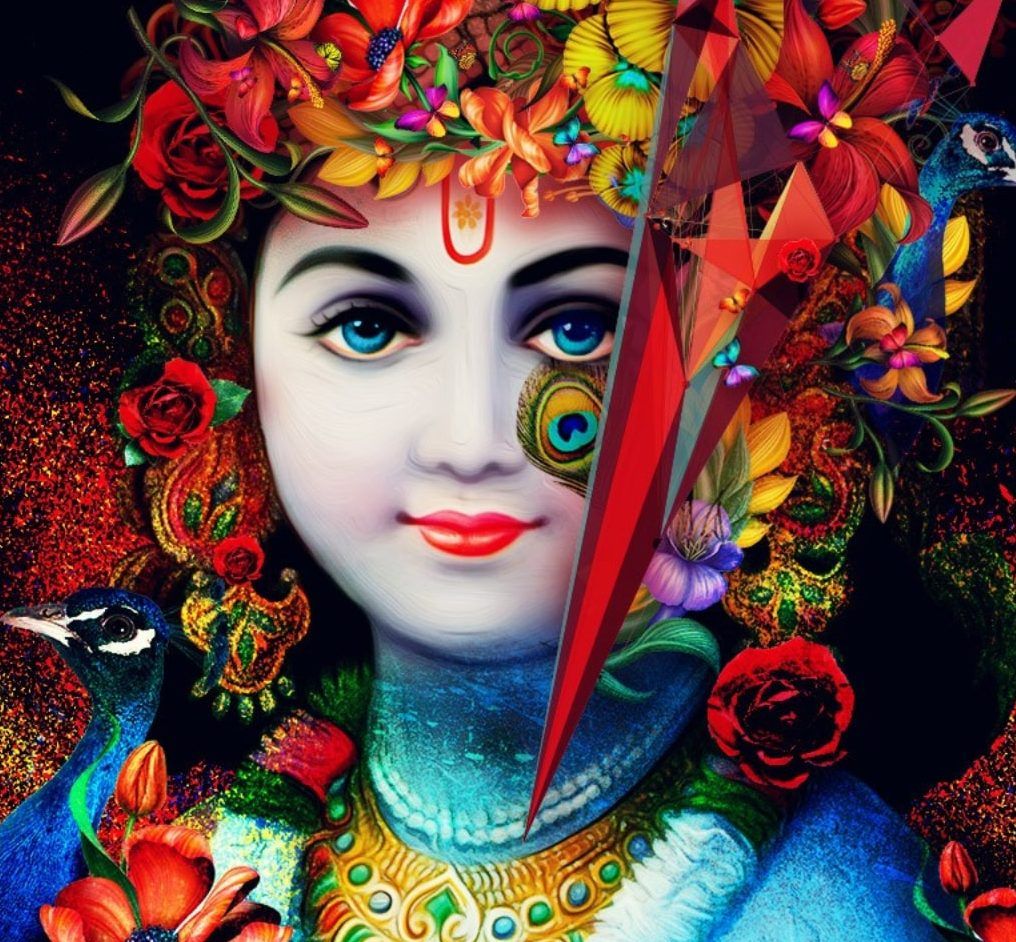 Download Beautiful Krishna Spiritual God Wallpaper  Wallpaperscom