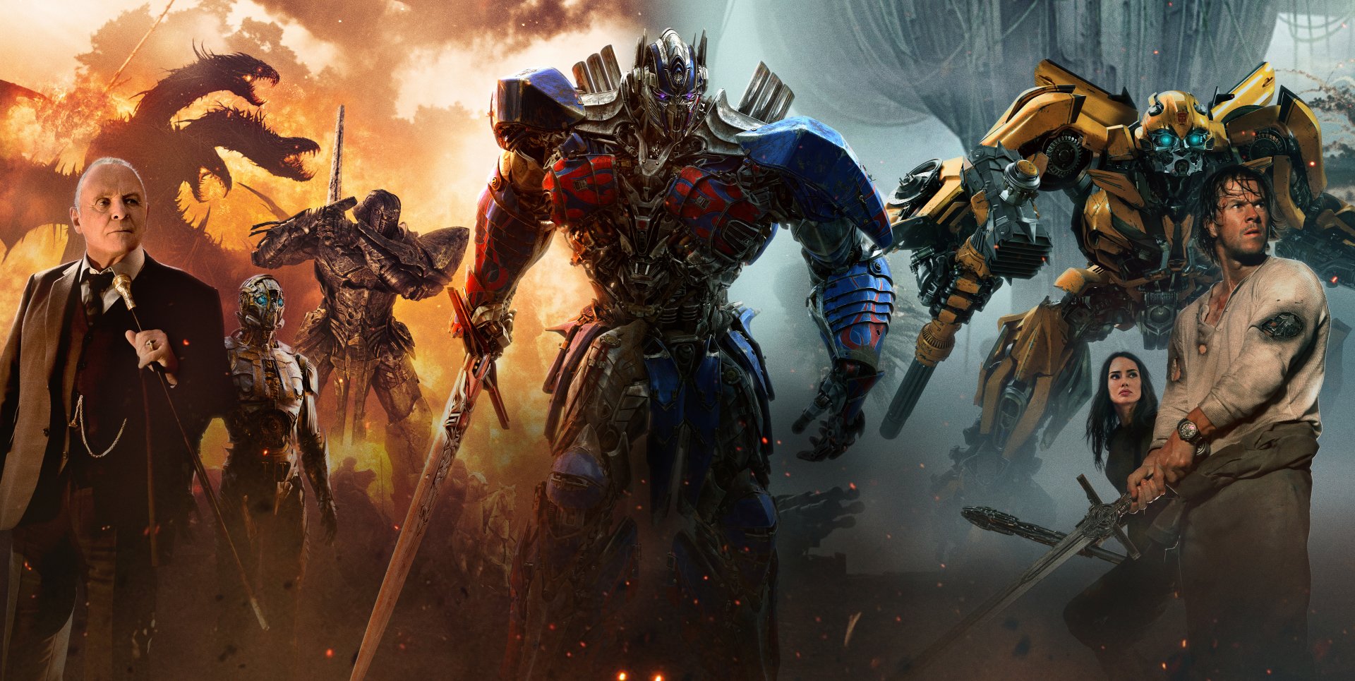 Transformers Optimus Prime and Megatron 4k Ultra HD Wallpaper