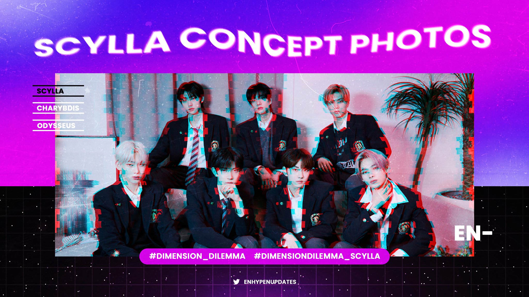 ENHYPEN UPDATES a few more minutes before we witness ENHYPEN's SCYLLA!