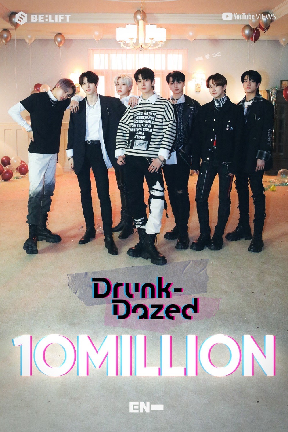 ENHYPEN Drunk Dazed MV Has Surpassed 10 Million Views: Enhypen