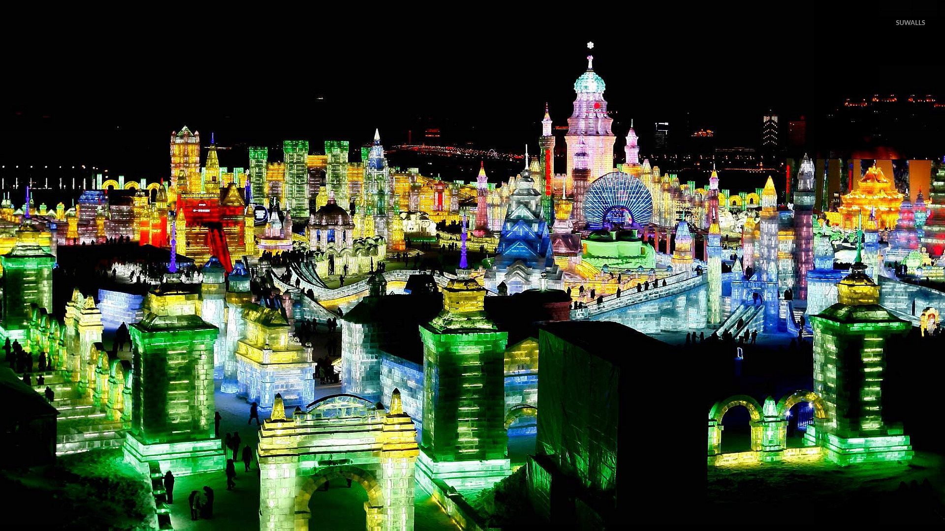 Harbin International Ice and Snow Sculpture Festival wallpaper wallpaper