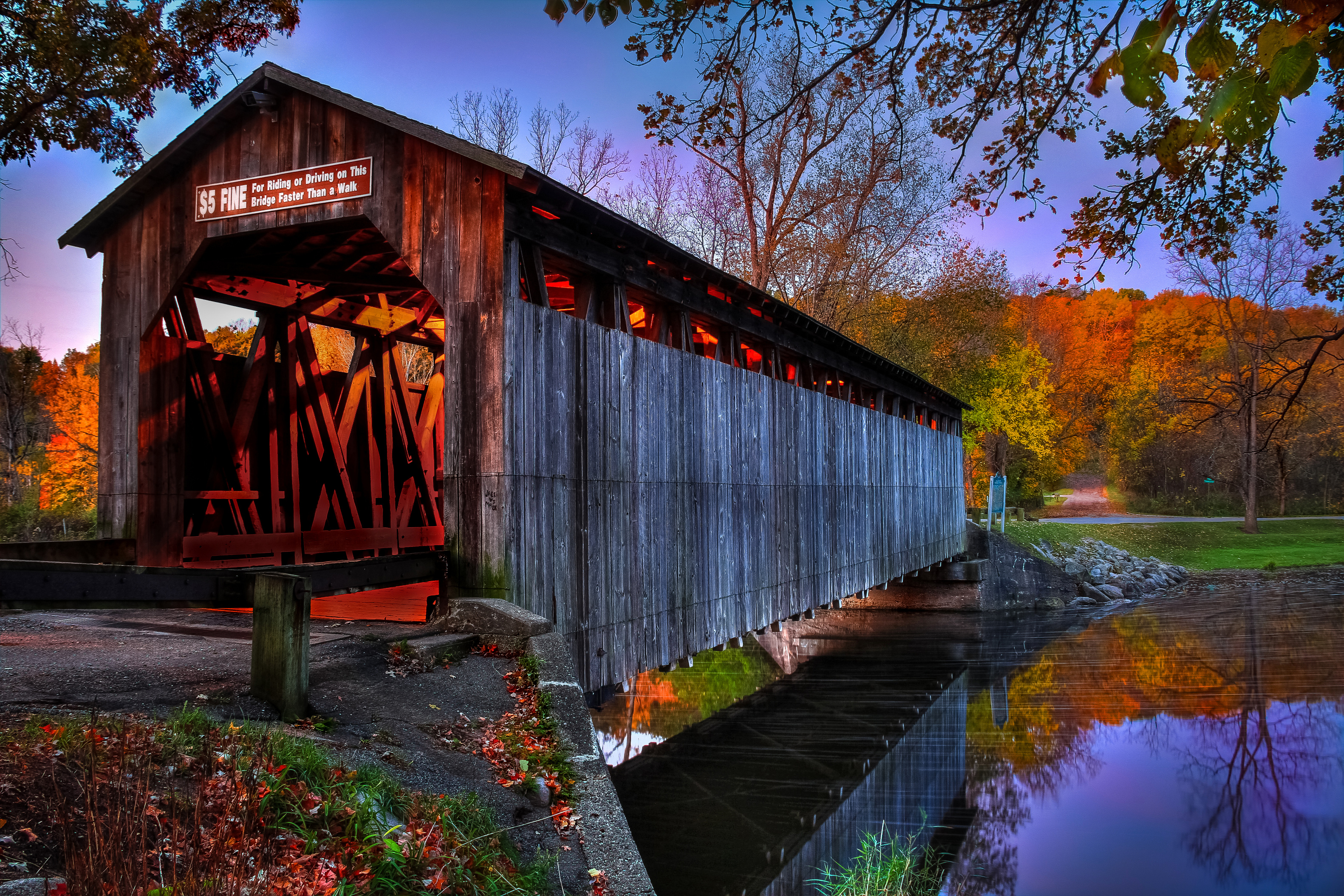 Fallasberg Covered Bridge. by stylo Desktop Wallpaper