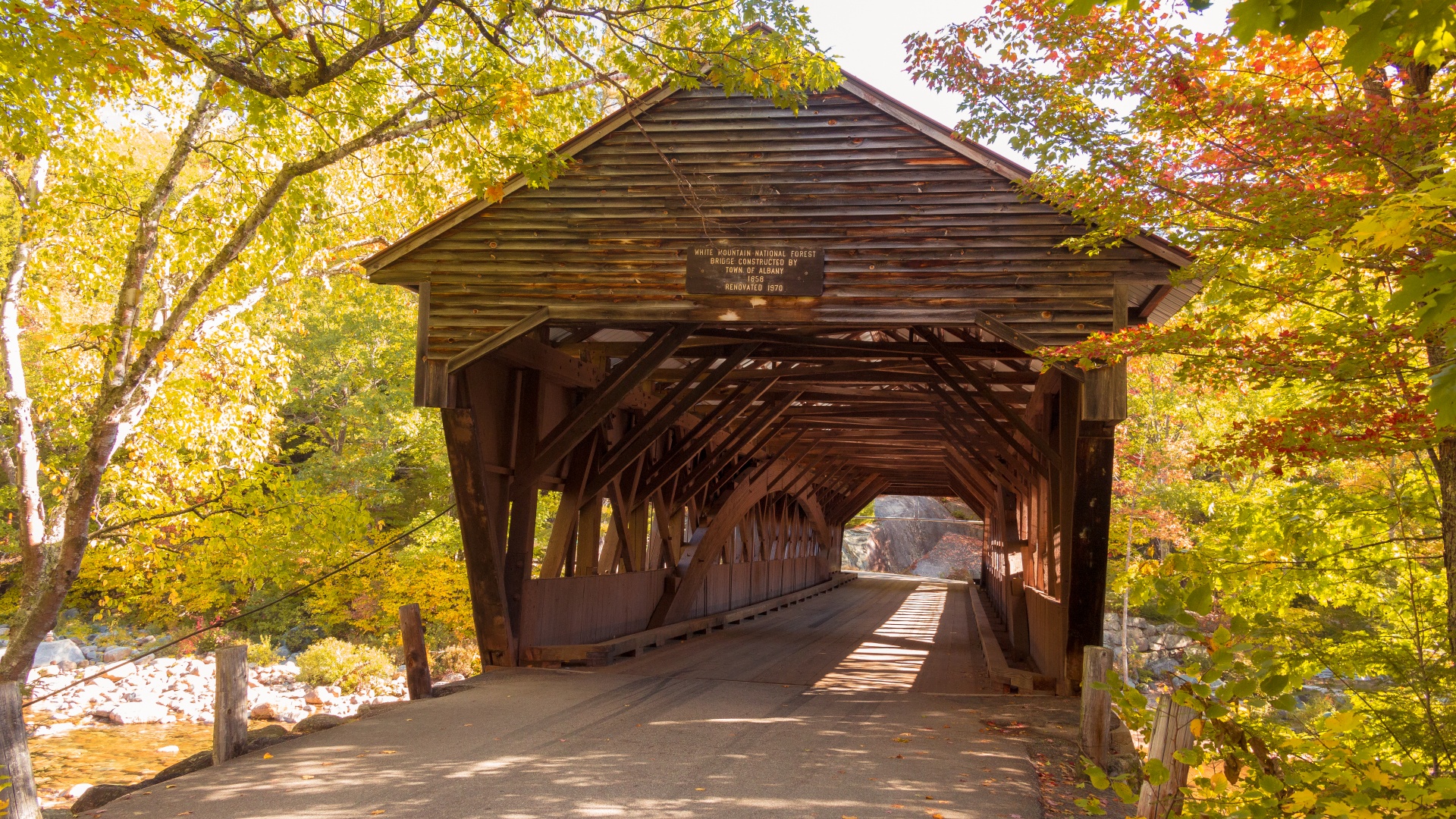 Autumn Covered Bridges Wallpapers Wallpaper Cave 