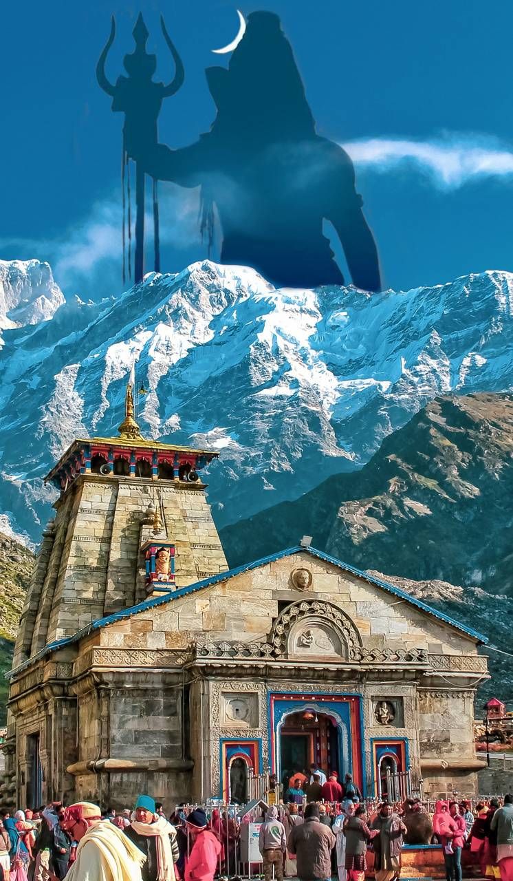 Download Kedarnath temple wallpaper by awasthi11 now. Browse millions of. Cool picture of nature, Temple photography, Waterfall photography