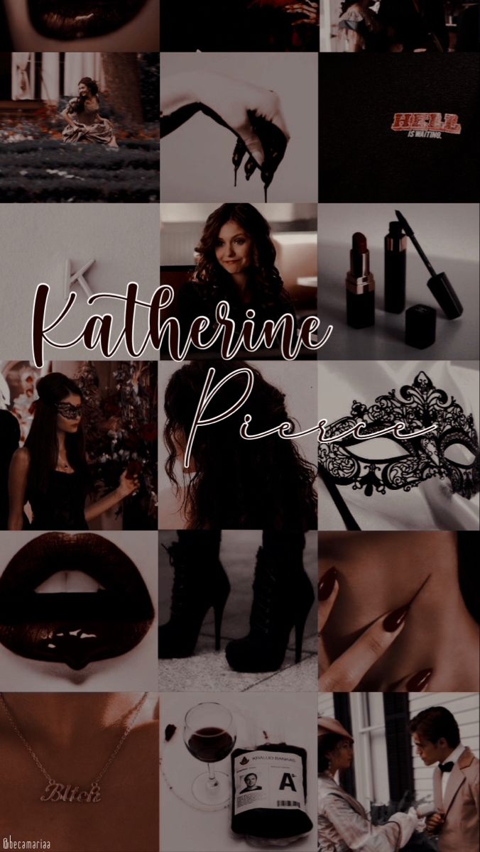 Katherine Pierce collage wallpaper