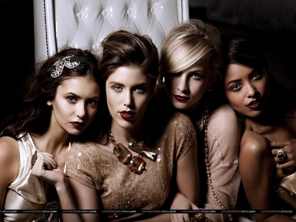 The Vampire Diaries Accola And Nina Dobrev And Katerina Graham