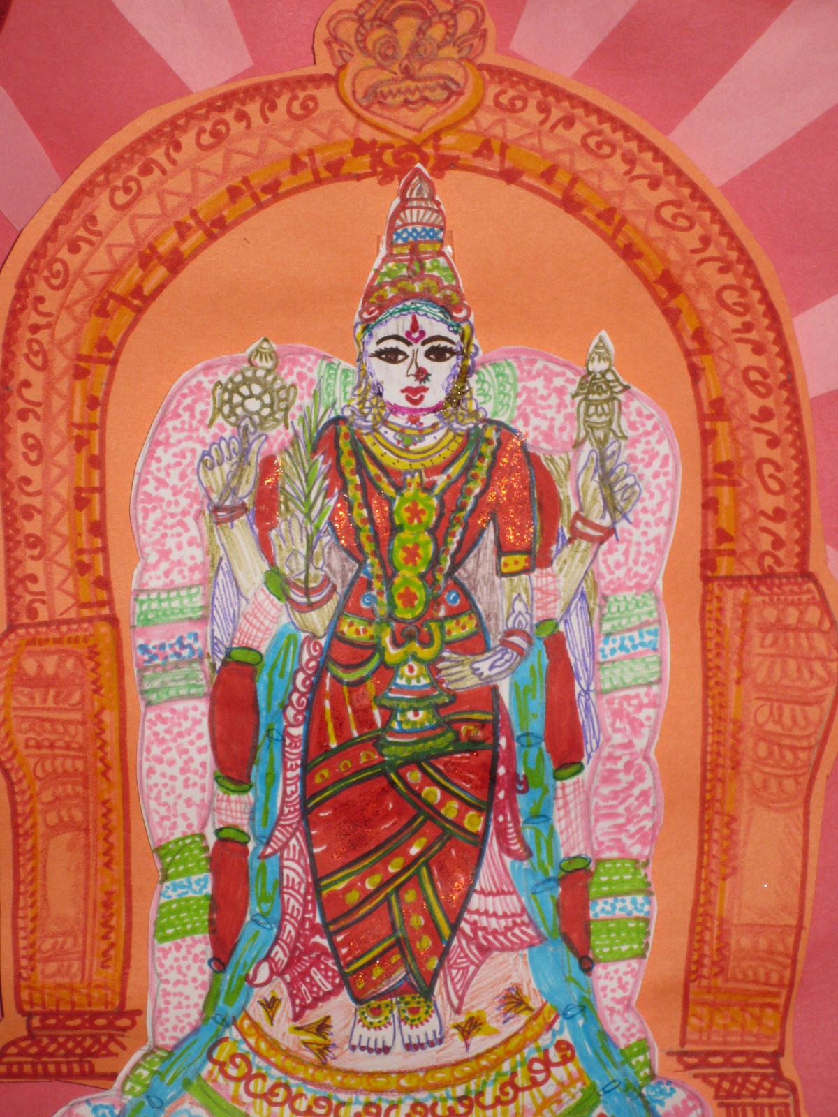 Preethiyin Kai Vannam: Shri Garbarakshambigai Picture :)