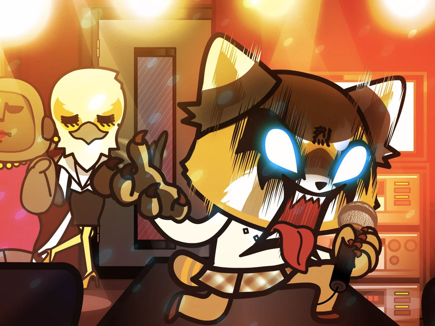 Sanrio's Death Metal Red Panda Aggretsuko Makes Her Full Length Debut On Netflix