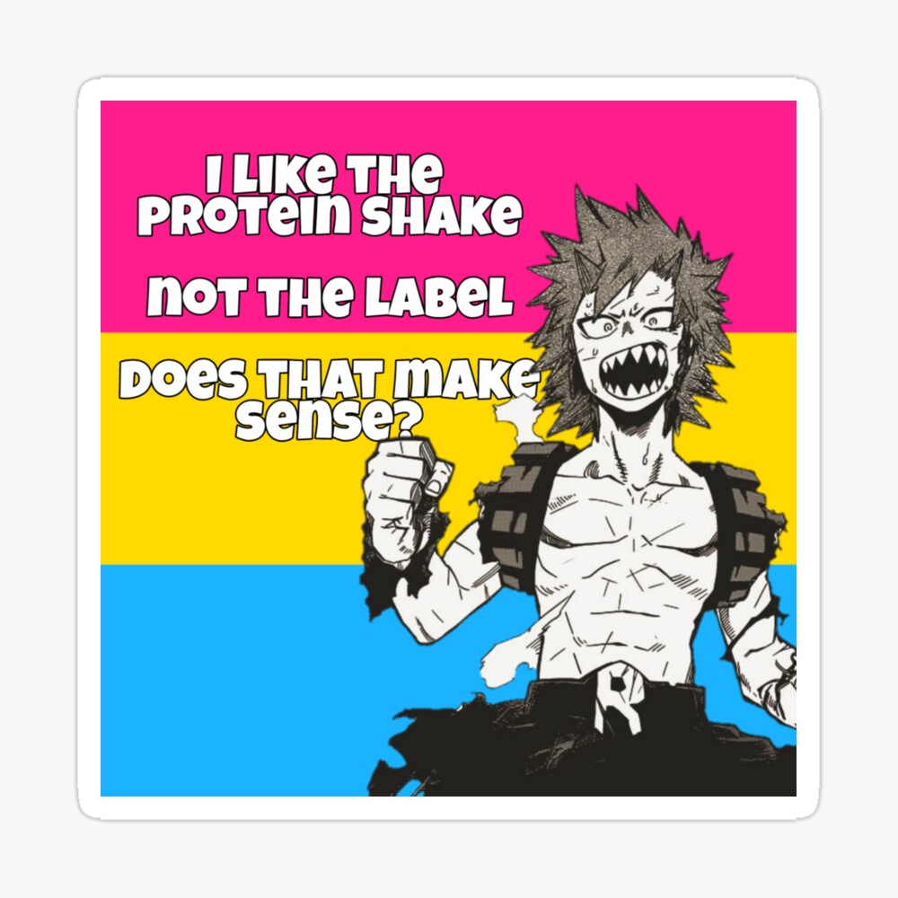 My Hero Academia Kirishima Eijirou Pansexual Pride Flag Photographic Print