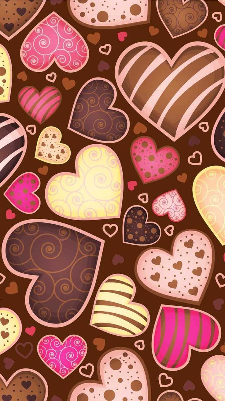 Brown Heart Wallpaper