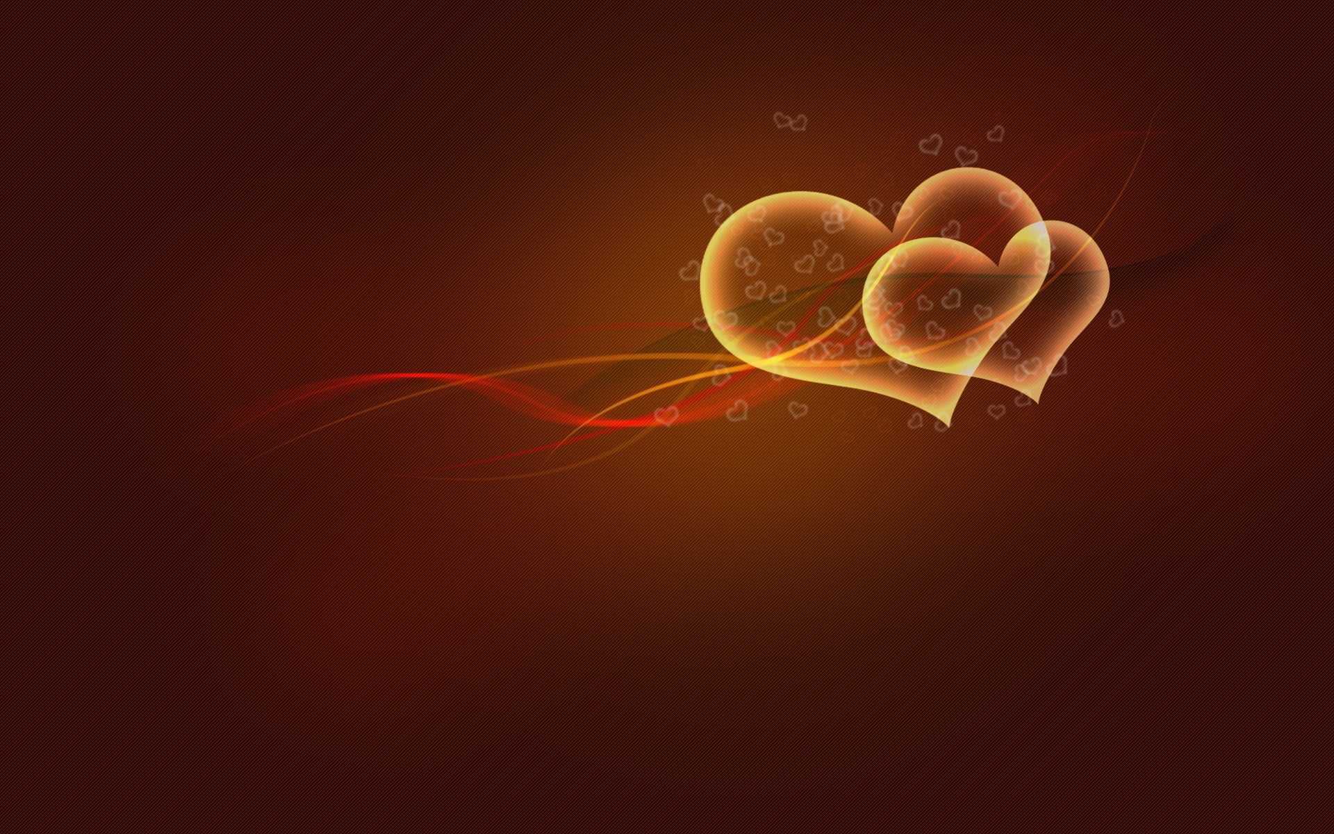 Brown Heart Wallpaper Free HD Wallpaper