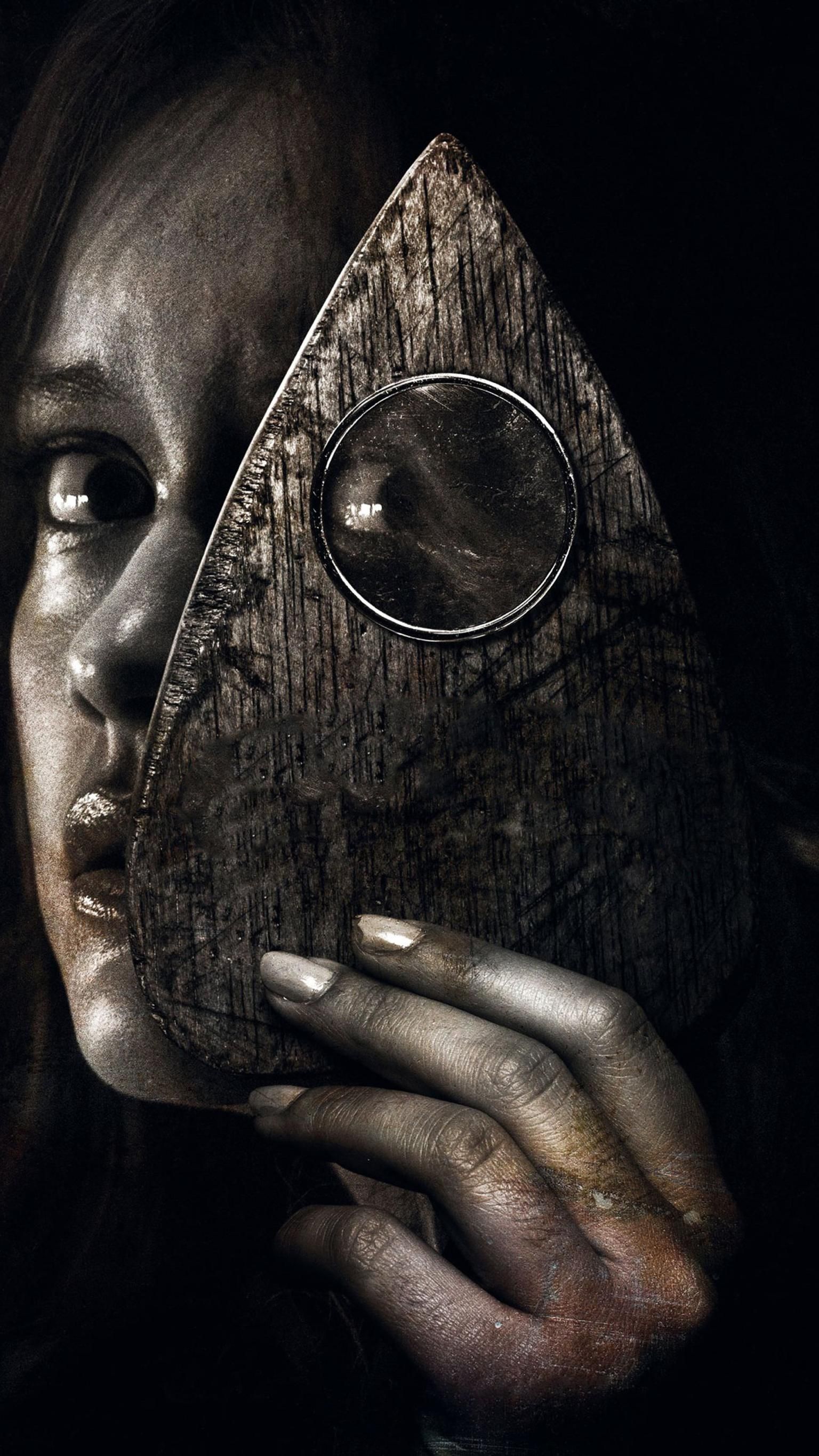 Ouija (2014) Phone Wallpaper. Moviemania. Horror movie art, Horror artwork, Horror art