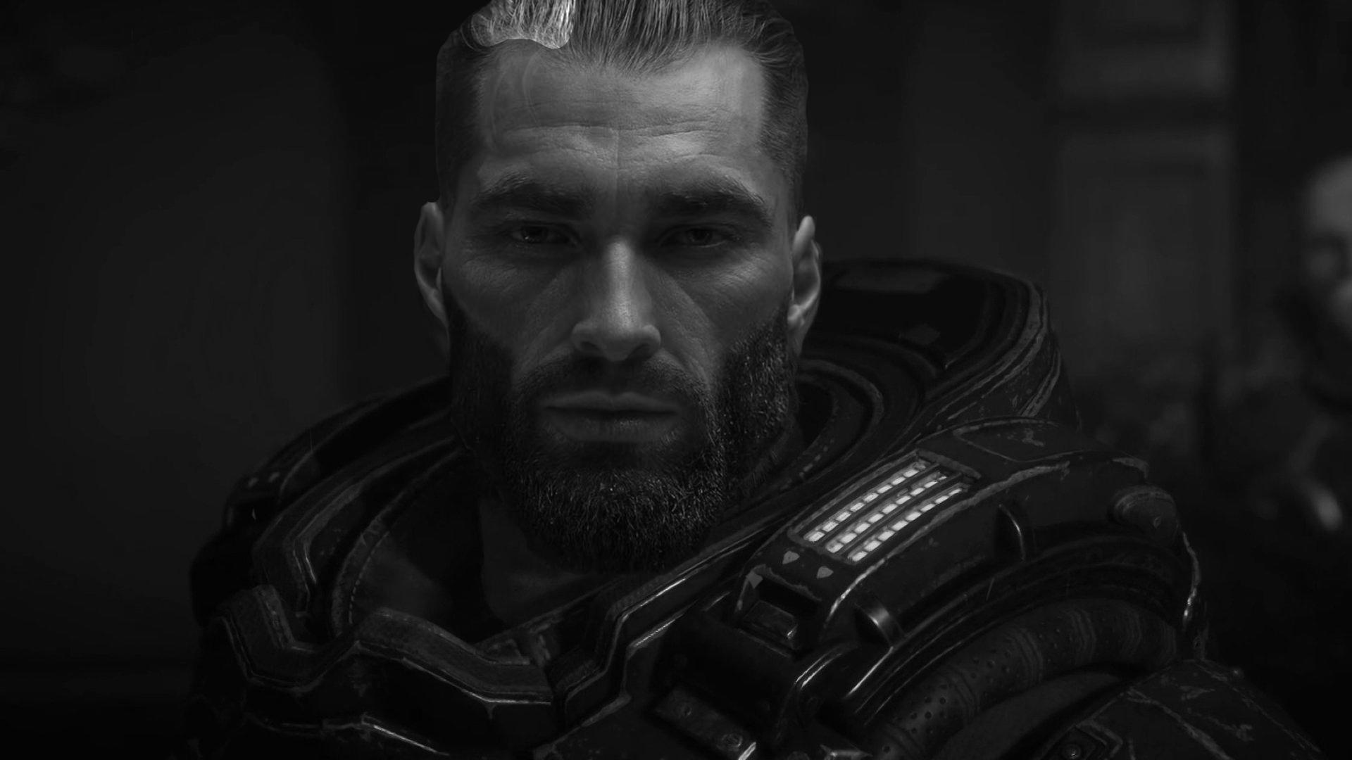 So. Kat's dad, Nate, looks like Gigachad and I can't unsee it.: GearsOfWar