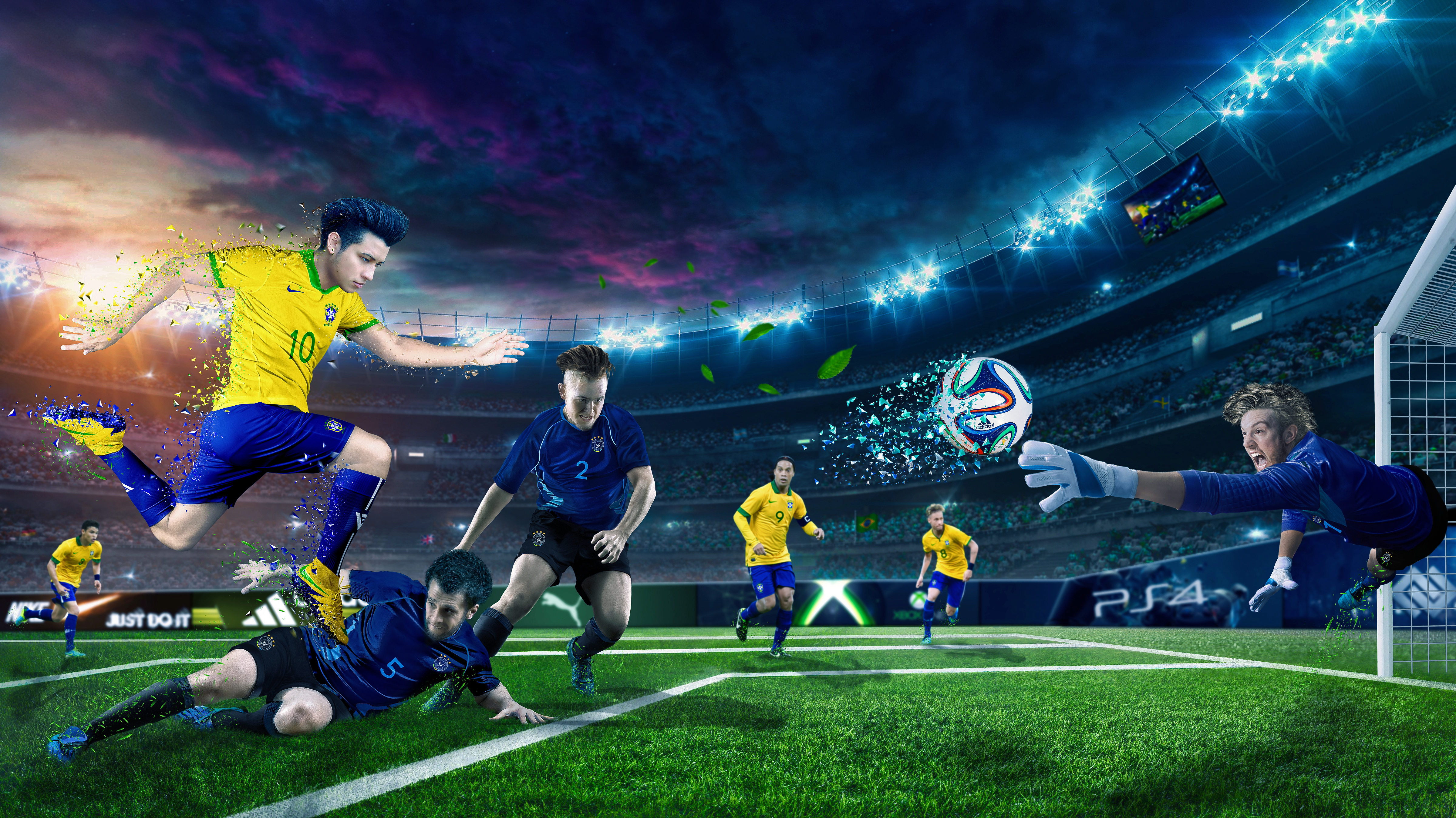 soccer field HD wallpaper, background
