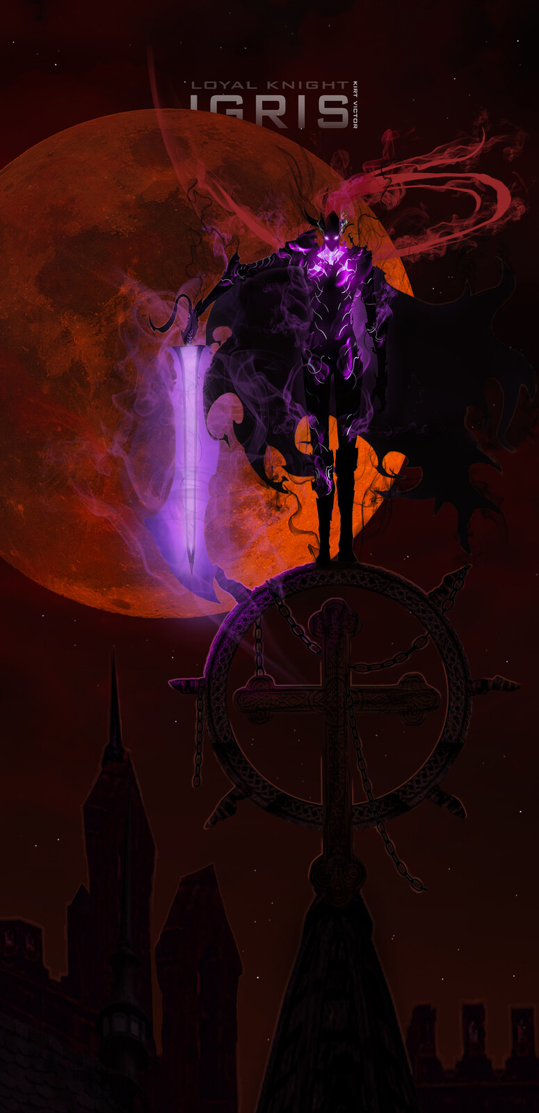 IGRIS SOLO LEVELING WALLPAPER, Kirt Victor